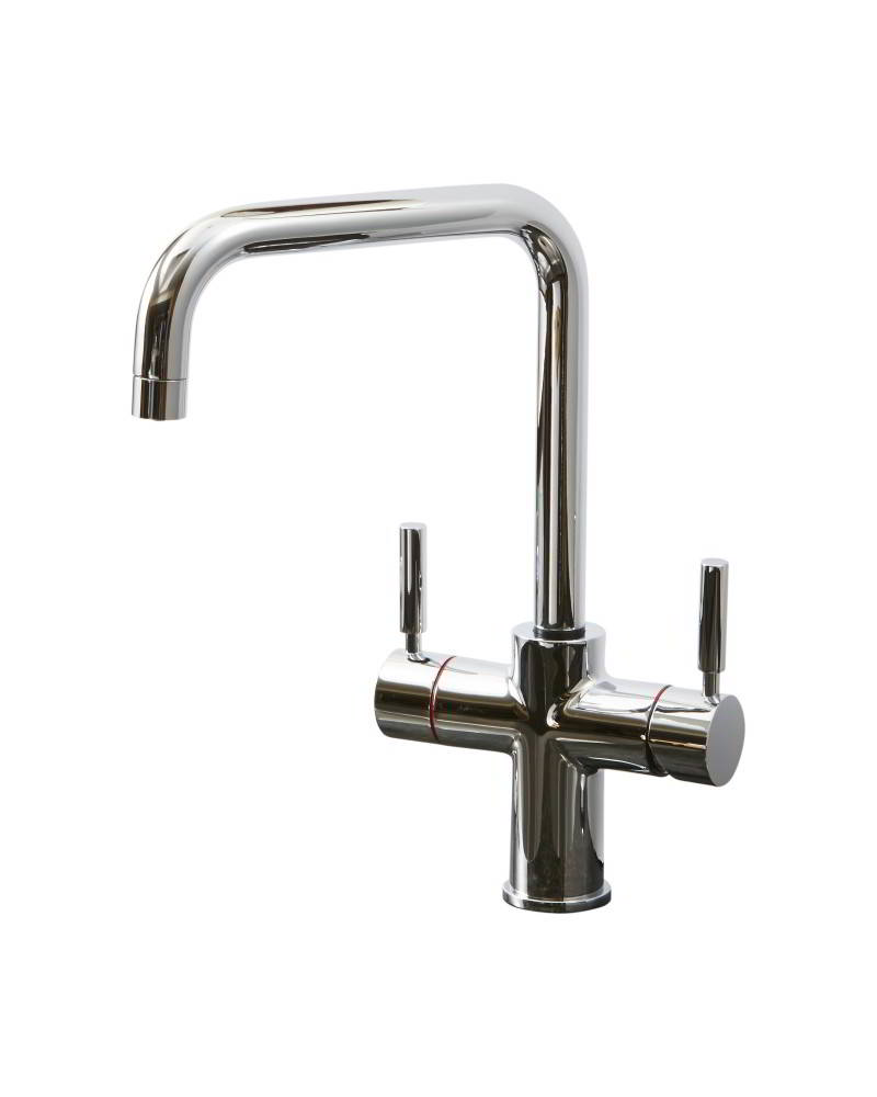 Geyser 3 in 1 Chrome Instant Hot Water Tap U Spout 